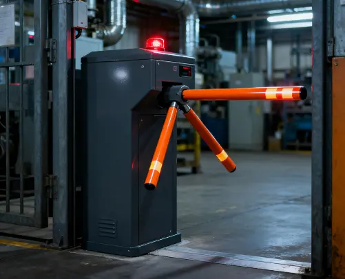 長い歴史を継承し、最新のトレンドを取り入れる三脚回転式改札口