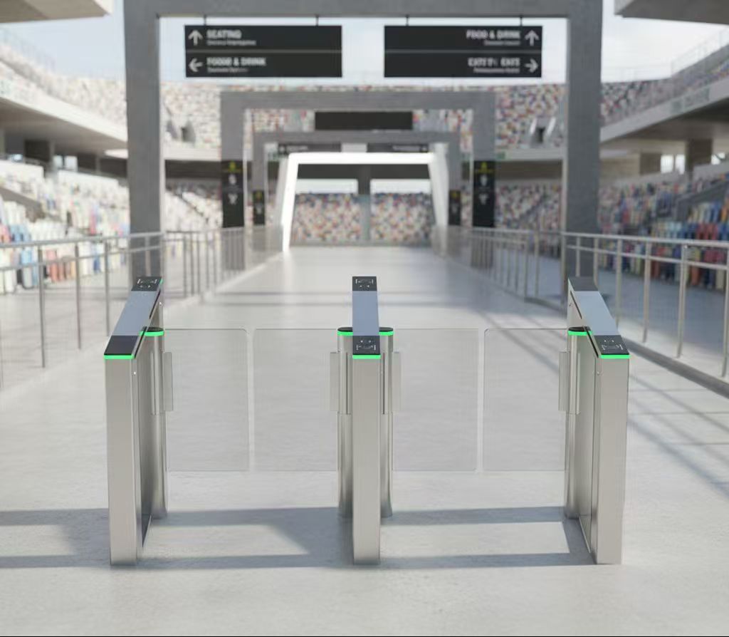 顔と手のひらの静脈認識を統合したスイング回転式改札口で信頼性の高いアクセス制御を実現